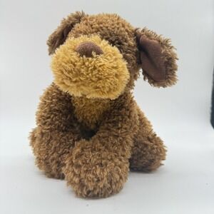 Gund Little Snoogy Plush Furry Brown Puppy Dog Soft Toy Stuffed Animal